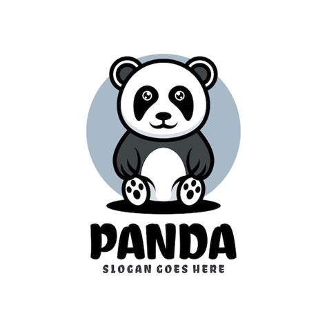 Premium Vector Panda Mascot Logo Design