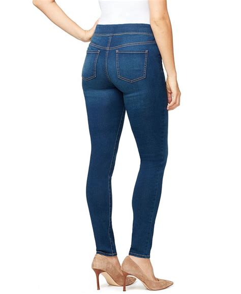 gloria vanderbilt women s avery pull on slim jeans and reviews jeans women macy s