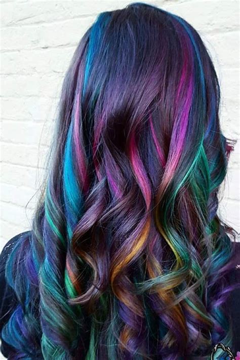 55 Fabulous Rainbow Hair Color Ideas Hair Color