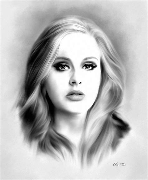 Adele By Ebn Misr Celebrity Drawings Portrait Celebrity Art