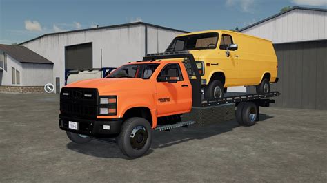 Fs22 Chevy 5500hd Rollback Tow Truck Farming Simulator 22 Mods Youtube