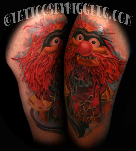 Biggreganimal From The Muppets Animal Muppets Full Color Realism