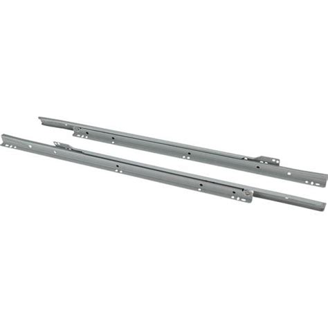 18 European Style Self Closing Drawer Slide Grey Pack Of Two