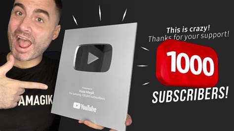 100000 Youtube Subscribers Silver Play Button Award Unboxing