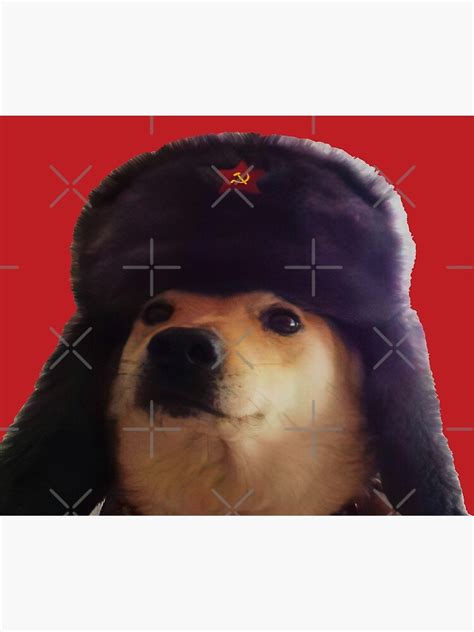 Communist Dog Communism Doge Meme Photographic Print For Sale By