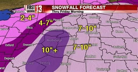 Winter Storm Hercules To Dump 10 Inches In Schoharie County The