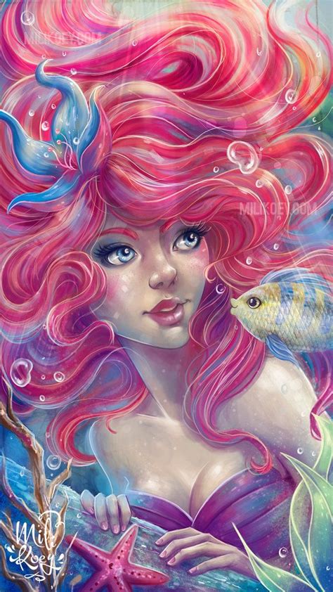 Ariel The Little Mermaid Fantasy Mermaids Mermaids And Mermen Disney