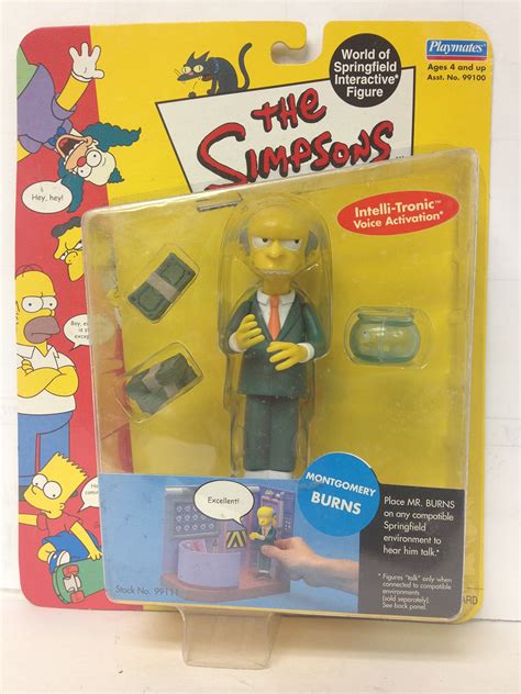 Buy Playmates The Simpsons World Of Springfield Interactive Figures Series 1 Montgomery