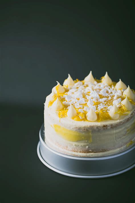 Naked Triple Layer Lemon Meringue Cake Artisan Bakes