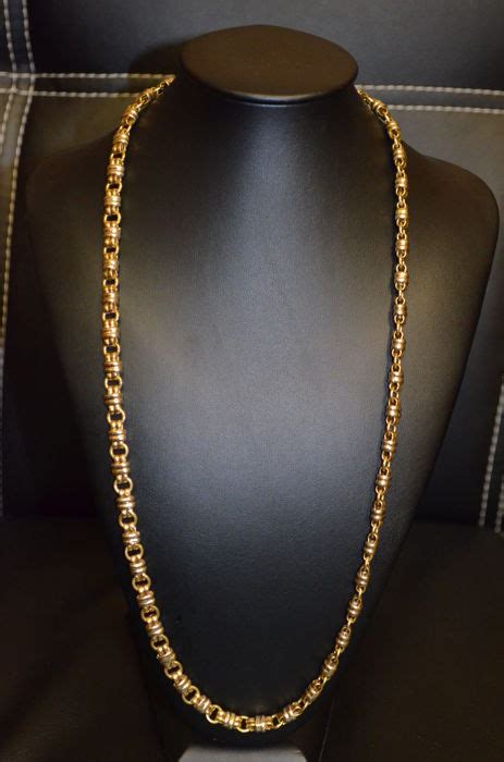 Mens 18 Kt Gold Necklace No Reserve Price Catawiki