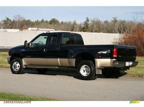 2000 Ford F350 Super Duty Lariat Extended Cab 4x4 Dually In Black Photo