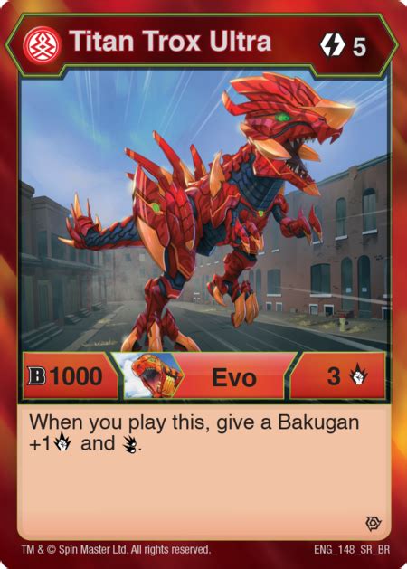 Pyrus Titan Trox Ultra Bakugan Resurgence The Bakugan Wiki