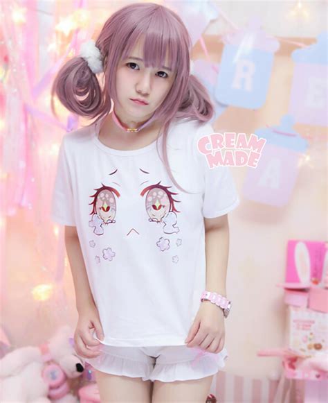 Japanese Cute Whimsy Printed T Shirts · Cute Kawaii