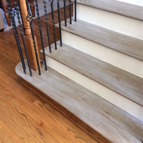 Stairs Painted With Annie Sloan Chalk Paint In Mocha Waxed Then Dry