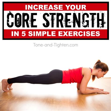 Strengthen Your Core In 5 Exercises Tone And Tighten