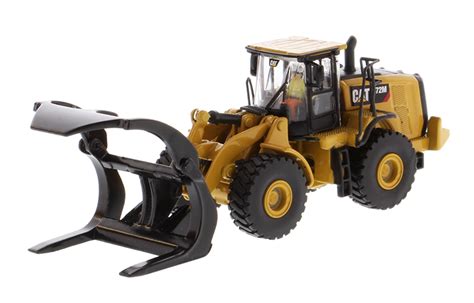 Caterpillar 972m Wheel Loader With Log Forks E Trains