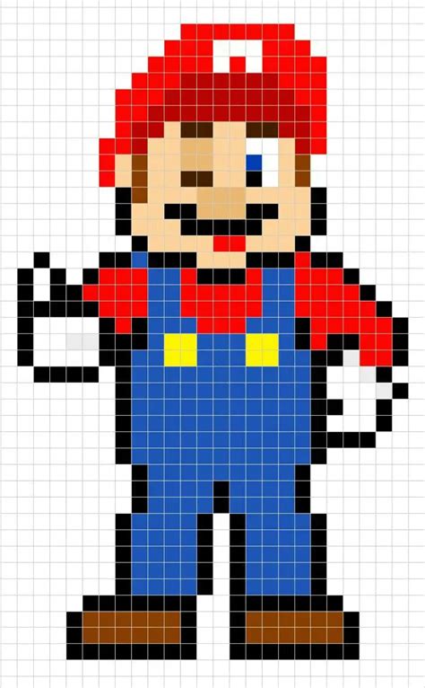 Pixel Art Mario Bros 31 Idées Et Designs Pour Vous Inspirer En Images