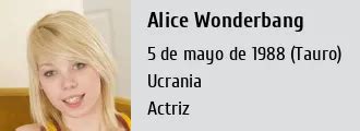 Alice Wonderbang Estatura Altura Peso Medidas Edad Biograf A Wiki