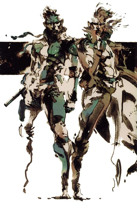 Solid Snake And Liquid Snake Art Metal Gear Solid Art Gallery