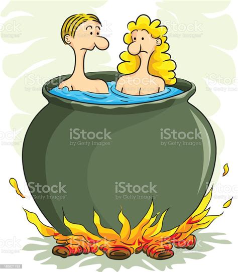 Hot Tub Romance Stock Illustration Download Image Now Istock