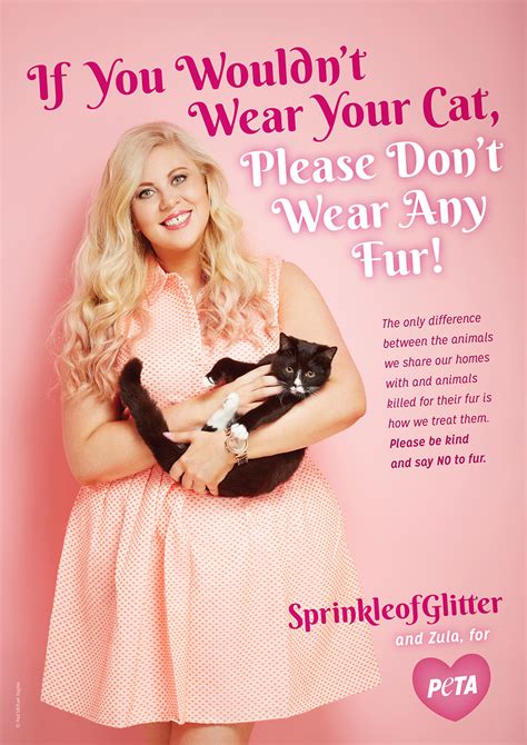 EXCLUSIVE YouTube S Sprinkle Of Glitter Debuts New Anti Fur Campaign For PETA