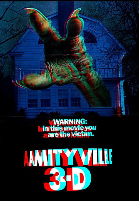 Amityville 3 D Red Blue Anaglyph 3d Horror Dvd R