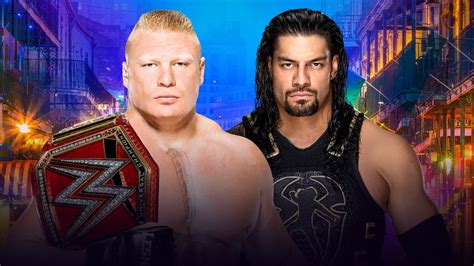 Wrestlemania 34 Results Brock Lesnar Vs Roman Reigns Wwe Universal