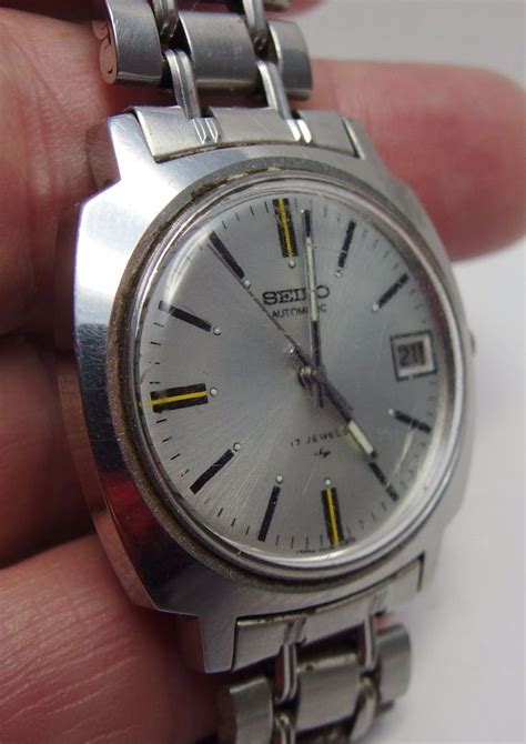 Vintage Seiko 7005 7130 Mens 17j Automatic Mechanical Japan Watch
