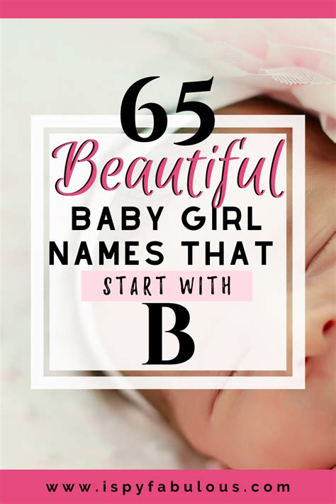 Discover the famous people whose name starts with a. 65 Beautiful Girl Names That Start with "B"! - I Spy ...