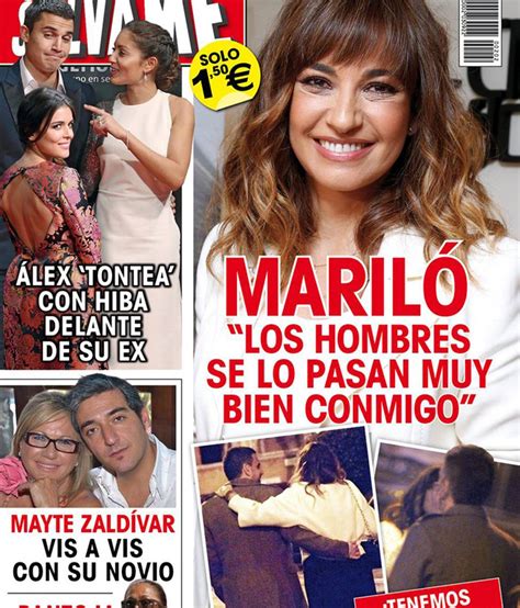 Mariló Montero En La Revista Sálvame Los Hombres Se Lo Pasan Muy