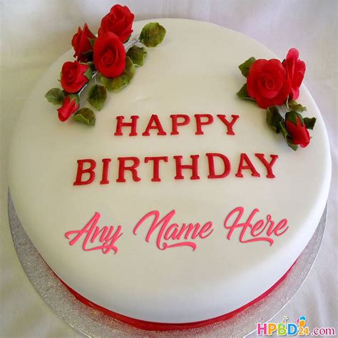 Making your own birthday cake has never been easier thanks to our collection of simple, yet impressive birthday cake recipes. Special Rose Happy Birthday Cake With Name