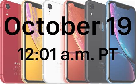 When You Can Pre Order The Iphone Xr In Every Time Zone Macrumors