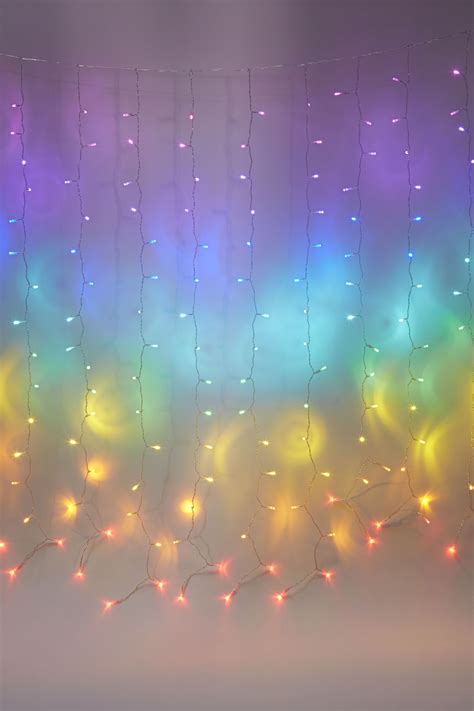 Cascading Lights Rainbow Led Lighting Bedroom Rainbow Bedroom Cute