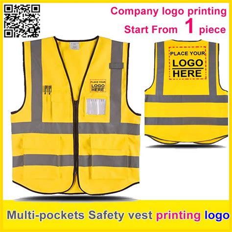 Improve traffic or construction safety with safety gear. SPARDWEAR Custom company uniform printing logo Multi ...