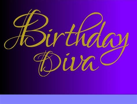 Birthday Diva Svg File Instant Download Birthday Svg Diva Svg
