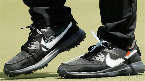 Brooks Koepkas Shoes Golfer Rocks Nike Off White Tags