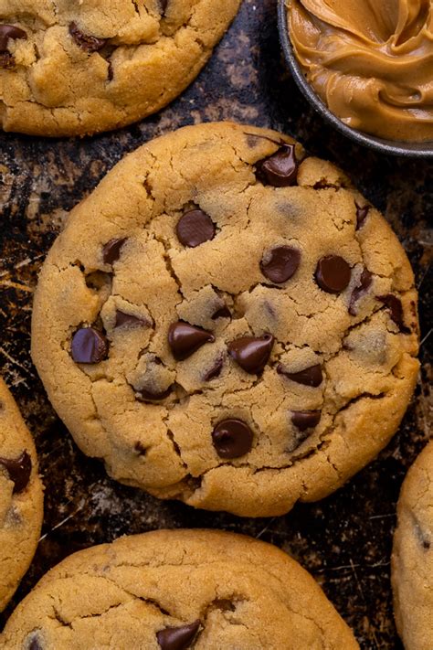 Bakery Style Peanut Butter Chocolate Chip Cookies Baker By Nature