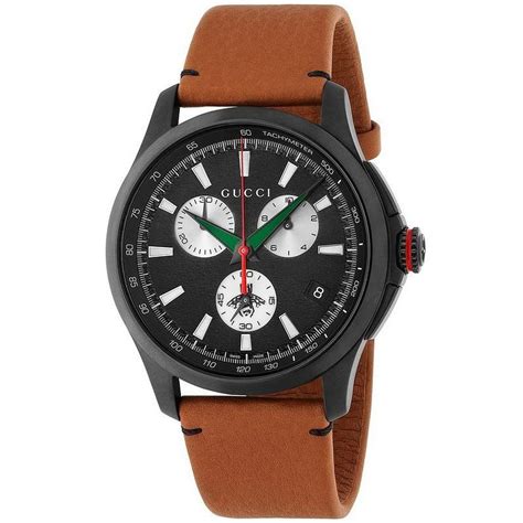 A trailblazer in style and watchmaking. Gucci YA126271 Mens G TIMELESS Black Quartz Watch