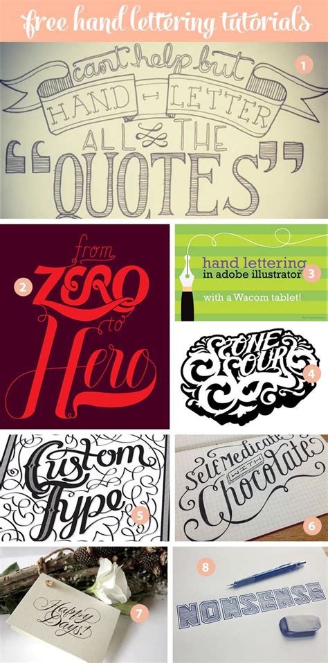17 Awesome Hand Lettering Tutorials Lettering Tutorial Lettering