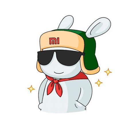 Mi Bunny Official Xiaomi Stickers For Telegram On Behance Cartoon