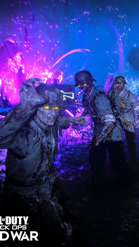 1440x2560 Resolution Zombies Fight In Call Of Duty Cold War Samsung