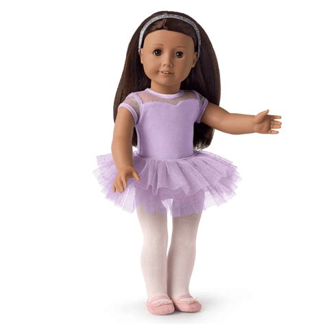 Practice Time Doll Clothes For 18 Inch American Girl Doll Ballet Outfit