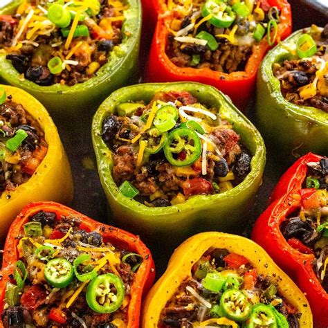 How To Make Ground Beef Stuffed Bell Peppers