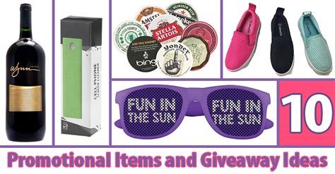 Top 10 Promotional Items And Giveaway Ideas For Small Businesses