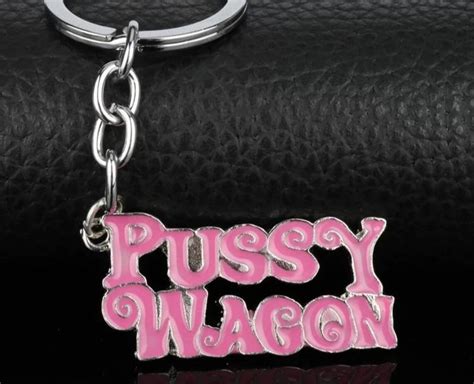 Pussy Wagon Funny Keychain For Kill Bill Fans Funny Novelty Etsy