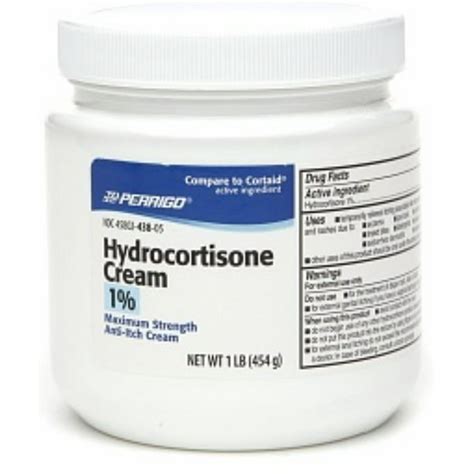 Perrigo Hydrocortisone Cream 1 Maximum Strength Anti Itch Cream 1 Lb