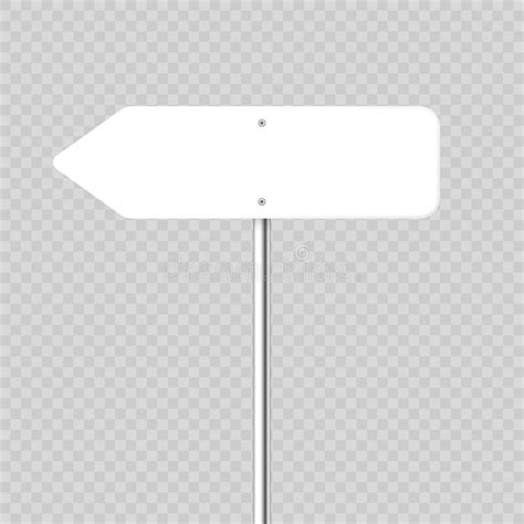 Road Traffic Sign Highway Signboard On A Chrome Metal Pole Blank