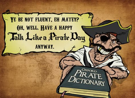 Myfuncards Fluent In Pirate Send Free Holidays Ecards Holidays