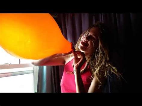 BLOW TO POP Looner Girl BALLOON B P Fun Quickie Morning Session YouTube