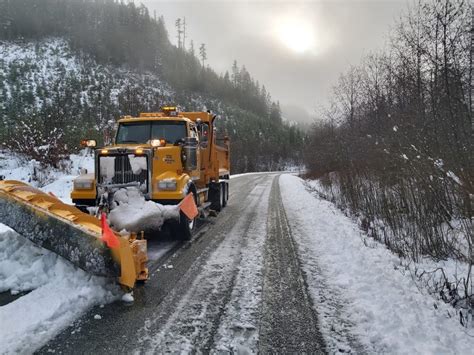 Spotted 3 Types Of Snow Plows On Bc Highways Tranbc